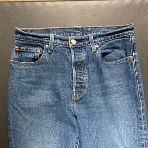 Levi's Men's 501 Straight Jeans - Blue Button Fly